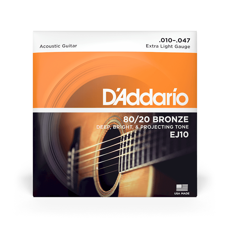 Daddario EJ10 80/20 Bronze 10-47