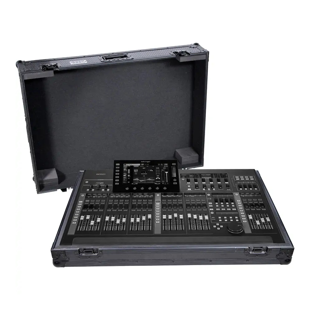 Flight Case Walkasse Behringer Wing Black c/ Rodas